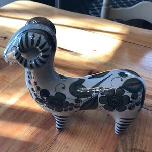 Tonala vintage Mexican Folk Art ram figure